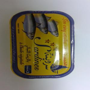 sardine de la tunisie - conserve semi conserve sardine de la tunisie à l'huile végétale et spicy et à la sauce tomate.--très haute qualité et très joli emballage.