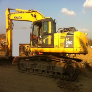 PELLE SUR CHENILLE kOMATSU PC 290 LC8 - matériels machines pelle marque komatsu--type pc 290 lc-8--année 2007--nombre d'heures 8200 environ--equipement--train de roulement bon--attache rapide de godet marque gate--un godet de terrassement--ligne brh--