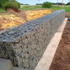 GABIONS pour murs de soutènement  - matériels machines kit gabion--gabions de haute qualité -- galfan (95% zing et 5% aluminium).--revetement de haute qualité - zinc-alu normes et brevets ce--très bonne résistance dans la durée--prix unitaire (commande minimum 10 pièces).--dimensions - 1000 x 1000 x 2000 mm - di