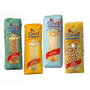 Riz long blanc, Riz long étuvé, Lentilles, Pois   - céréales nous sommes une entreprise de conditionnement et d'exportation,  nous proposons a la vente des produits conditionner en paquet d'un (01) kg,  carton de 10 kg,  palettes de 100 cartons ( riz long blanc origine vietnam 0.70 e/ht, riz long etuve origine inde 0.70 e/ht,  lentilles 6 mm origine canada 0.80 e 