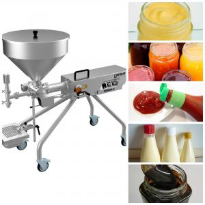 Machines de remplissage pour les liquides - conditionnement semi-automatic machines can fill all kind of food liquids such - ---jam---marmalade---honey---chocolate cream---mayonnaise&ketchup---butter cream---molasses ...