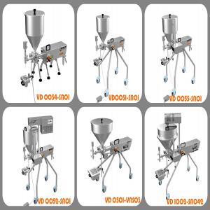 Remplisseuse semi-automatique  - conditionnement vd semi-automatic filling machines ----> perform the filling of semi-liquid,  liquid,  granular and paste products into any type of package holding a filling range between 5ml to 20.000 ml.--