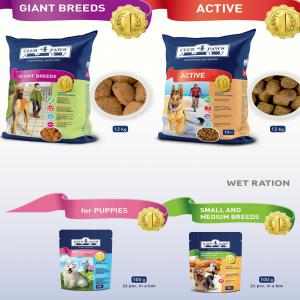 Nos produits chiens et chats  - aliments pour animaux nous recherchons partenaires pour vendre nos produits pour chats et chiens .divers packaging à dispositions  doypack, en sachets de diverses tailles , en boites , etc..notre gamme comprend 3 qualités différentes  eco /standart class/premium class.nos catalogues  sont en franç