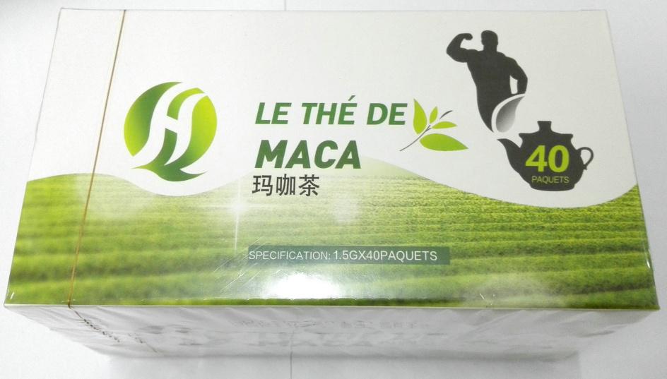 The de maca(100%bio) - publicité-nouveaux produits hq031 thé de maca (1, 5g*40 sachets)--prix- 18500fcfa--1. maca est riche en vitamines b1,  b2,  b3,  b6,  c,  e,  minéraux et oligo-éléments,  acides aminés,  acides gras insaturés et oméga 3, 6 9 