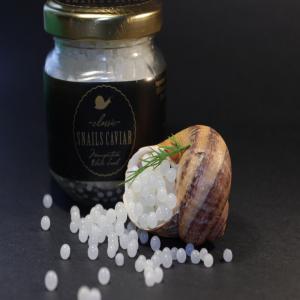 Snails and Snails products - retains we sell caviar helix aspersa maxima. in glass bottles 50g.