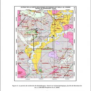 Concession De Kémèdougou Ouest  - mine terrain concession la concession de kémèdougou-ouest est située dans la province aurifère de bougouni,  à environ 180km de bamako, --la régions est constituée par des grandes étendues de plaines alluviales et éluviales avec des recouvrements latéritique