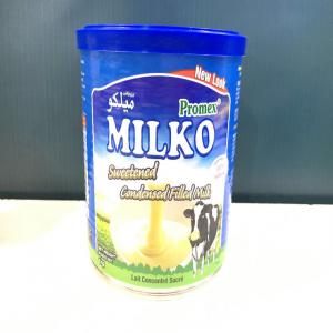 SWEETENED CONDENSED FILLED MILK   - milk and milk products sweetened condensed filled milk  ----product- sweetened condensed milk,  10 % fat filled and 1, 5 % protein--brand- milko--packed- in can size 1 kg,  with plastic cover--packaging- in carton x 24 cans x 1 kh per carton--logistic data per container 20 ft- 1000 cartons x 24 cans = 24000 cans(kg)--price -