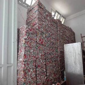 Déchets de canettes d'aluminium - autres nous avons des déchets des canettes  en aluminium prets à etre exportés vers  le monde entier--boîtes usagées pressées  (40cm / 30cm)