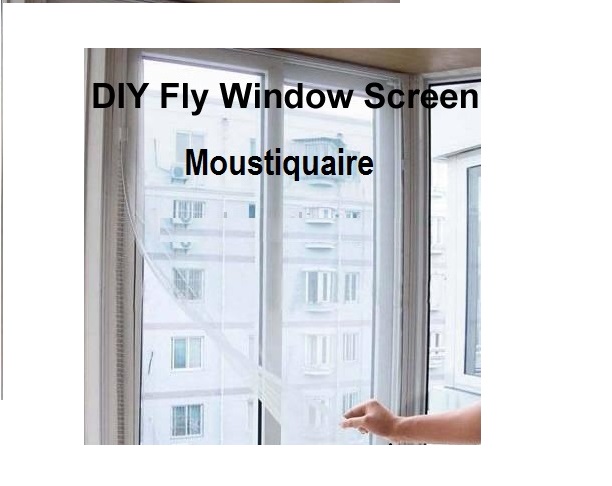 Moustiquaire en polyester sur fenêtre - hygiene entretien moustiquaire en  polyester----1) facile à installer----2) facile à démonter et à laver----3) santé et pratique,  économique et durable----4) taille de la maille- env. 1, 5 x 1, 3 m----5) matériel- maille----6) couleur- blanc--nb- -prix négociable 