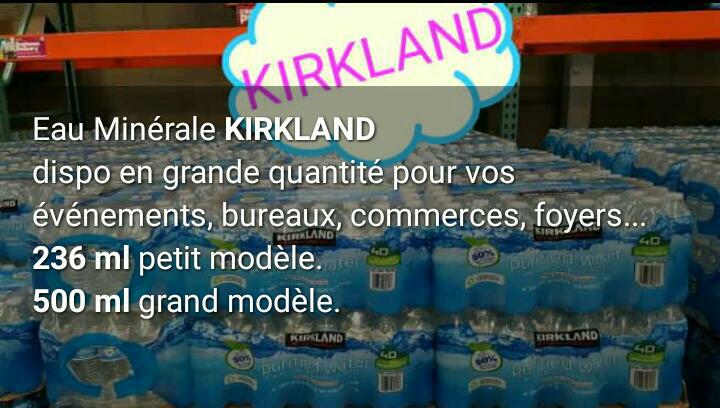 Fournisseurs en Eau Minérale KIRKLAND ou autres m - boissons non alcolisée avec une demande qui dépasse très largement l'offre, --nous cherchons des fournisseurs en eau minérale kirkland ou autres marques.--bienvenues au jus aussi