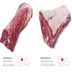 viande de boeuf - meat and eggs vendre -  heifers divided on 3 elements on pallet and frozen--             - carcasess anatomic deboned --             - beef forequarter cut on 11th rib,  anatomic deboning --             -  beef hindquarter -knuckle,  anatomic deboning.--             -  beef striploin and tenderloin anatomic deboned