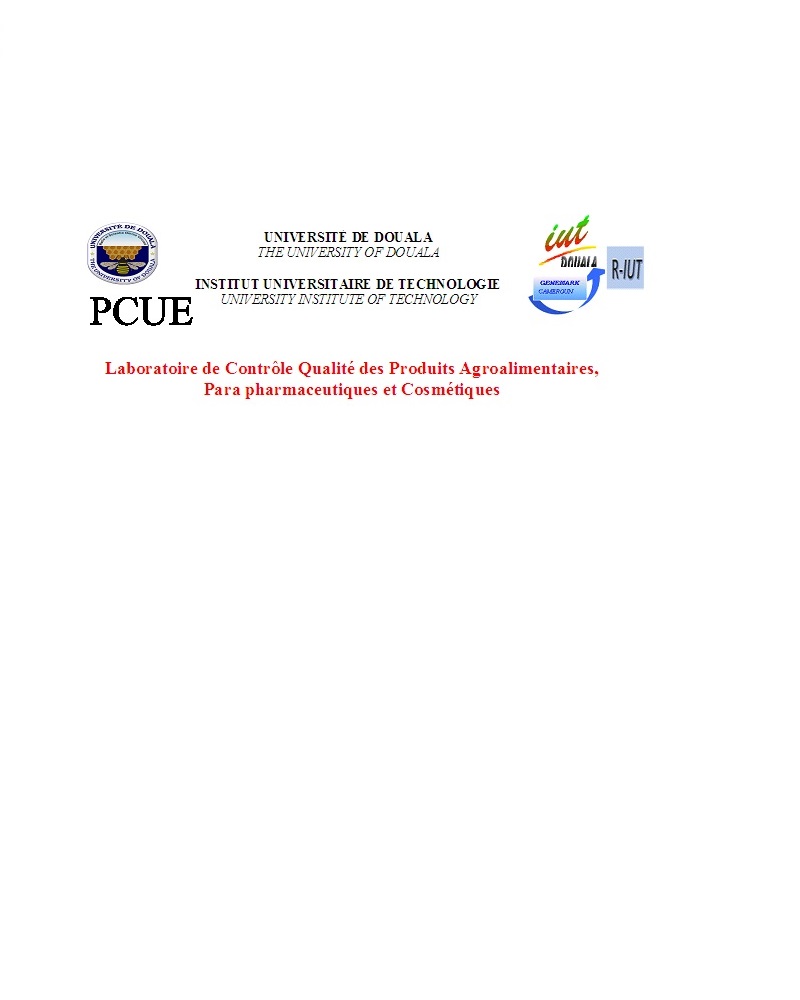  laboratoire d'analyse des pesticides par GCMS/MS - chimie additif engrais  le   laboratoire est situé au sein de l'université de douala  plus précisément dans les locaux de l'iut à ndobong.-- avec le détecteur ms/ms  et le détecteur fid  couplée à la chromatographie en phase gazeuse,  nous vous offrons un certi