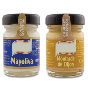 Exporte Myonnaise et Moutarde Dijon - matières grasses société espagnol d'agro-alimentaire avec bureau au gabon exporte gamme de mayonnaise et de moutarde dijon,  pot de 40ml. expédition sur palette ou par conteneur dans toute les destination. expédition depuis l’europe (espagne) prix usine et avantageux. 