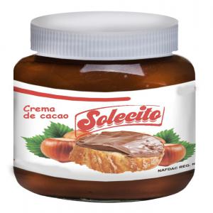 Cocoa cream with hazelnuts Solecito - milk and milk products cocoa cream with hazelnuts solecito brand.--500gr plastic format.--logistic information---12 units per carton.--12 cartons per pallet.