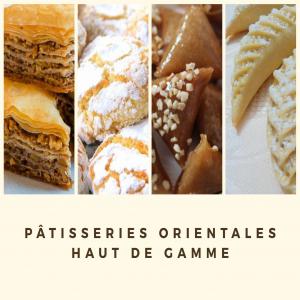 Pâtisseries orientales fines  - patisserie nous proposons à nos clients des pâtisseries orientales raffinées. nous prenons soin de n'utiliser que des matières premières de qualité. possibilité d'adapter nos recettes en versions sans gluten et sans sucre raffiné sur demande. 