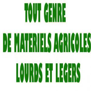 MATÉRIELS AGRICOLES