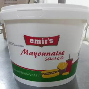 Mayonnaise tunisien  - matières grasses on met a votre disposition une quantite de deux conteneur de mayonnaise de 5 kg d'origine tunisie avec un gout specific 