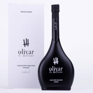 Huile d´olive Español GOURMET - huiles il s'agit d'une production très limitée,  hove doux et fruité certifié de haute qualité avec une teneur élevée en antioxydants et en vitamines. en bouteille de 0, 5 litre. à partir d'une variété exclusive de l'axarquía (andaloucie-e