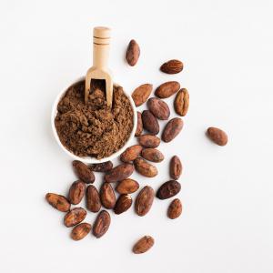 CACAO 100% Naturel certifiée UTZ - café cacao thé poudre de cacao pure obtenue par le traitement et la torréfaction de fèves de cacao naturel (théobroma cacao) partiellement dégraissé par pression et réduit en poudre par pulvérisation selon un procédé mécanique. disponible en for