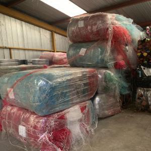 Filets de peche nylon usagé pour le recyclage - equipement maritime on vend les filets de peche nylon usagé en balle propre pour le recyclage,  bien tri et sans plomb--300 tonne--stock port de casablanca--prix 0, 9 euro/kg