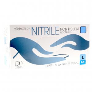 Gant nitrile disponible - hygiene entretien stock de 30 000 boites gants nitrile de classe 3,  normes virus. norme en374 et en455. prix de vente 9, 45 € ht la boite de 100 unités