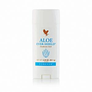 Aloe Ever-Shield Deodorant Stick - hygiene maintenance aloe ever-shield deodorant stick----contains no harsh aluminum sales and--provides effective protection against--underarm odor. aloe ever-shield glides--on smoothly and will nor stain clothes----ingredients----propylene glycol water (aqua)--sodium stearate,  aloe barbadens--leal juice (stabilized alo