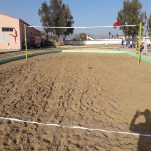 Sable silicieux pour terrain beach volley - autres nous sommes une association à meknès et nous cherchons du sable pour 4 terrains de beach volley à meknès ,  nous voulons alors les societes qui commercialisent le sable destiné pour le terrain de beach voley.--codialement--