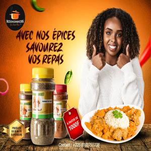 Epices naturelles - épices aromates 🍜🍲secret de cuisine pour bien préparer 🥰👌----👌pour un goût spécial dans vos repas,  des épices en poudre 100% naturelles pour assaisonner tous types de mets et pour une bonne alimentation saine 💪🍛🍲🍜