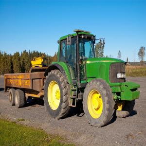 Excellent tracteur John Deere 6920 S - matériels machines année- 2006--puissance- 160 ch--heures de travail- 7216--pneus avant- 540/65 r 28--pneus arrière- 600/65 r 38--volume du cylindre- 6, 8 l--poids- 6725 kg