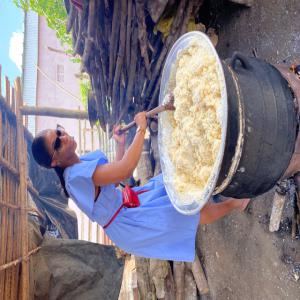 ATTIEKÉ Couscous de Manioc.