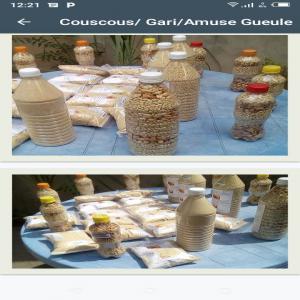 Partenariat en agrotransformation - autres maïs,  sorgho,  mil transformés en gari,  couscous et semoule(amuse gueule)--jacque-fruit transforme en ships,  farine,  couscous,  provenderie