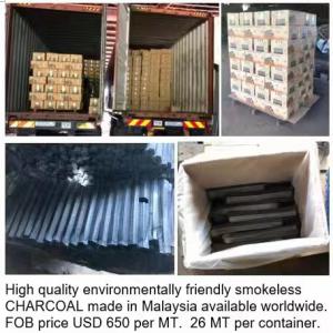 Charcoal from Malaysia High Quality - wood charcoal fiber great opportunity before summer time. proudly manufactured in malaysia. our modern carbonization process produces strong and high density charcoal. its  hexagonal shape provides efficient storage,  wide surface area,  and easy stacking of charcoal during usage. the round hole that runs through the mid