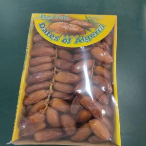 date algérienne  branchée  - fruits et légumes nous sommes une société algérienne spécialisée dans l export agroalimentaire nous sommes produire et conditionnement de dattes nous pouvons vous fournir en ravier 250 g. 400 g . 500 g ,  boite de 1 kg et 2 kg et 5 kg meme en branchée et la pâte des datt