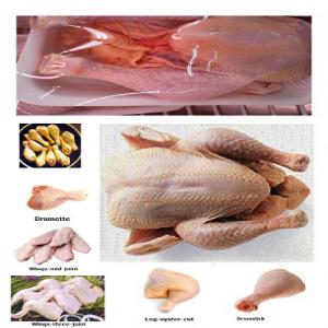 Frozen Chicken - meat and eggs dear sir/madam,  (hs 020712)--we would like to offer- frozen chicken. our supplied frozen chicken consist of- whole halal frozen chicken & cut pieces. type of chicken- broiler. age of chicken- 45-60 days minimum at time of slaughter. average weight of chicken- 800 grams minimum and 2.2 kg maximum. pa