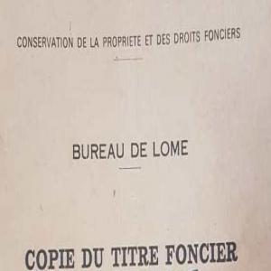 TERRAIN A LOME AU TOGO A VENDRE OU A BAILLER - mine terrain concession terrain à lomé au togo à vendre ou à bailler 100.000€ avec un titre foncier.--nous vendons un terrain à lomé bassadji be apéyémé sur lequel il y a quelques pièces déjà.--possibilités de bail ou cession sous se