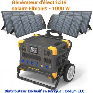 Offre de Batteries et panneaux solaires et divers - energie renouvelable nous recherchons un distributeur exclusif (dans chaque pays africain) ayant  de fortes potentialités en marketing et capable d'assurer la distribution exclusive de notre marque (elhion) de générateurs d'électricité solaire...--toute entreprise commerciale int&eacut