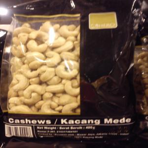 Cashew Nut - roasted seeds and nuts dear sir/madam,  (hs 080130)--we would like to offer- cashew kernel. our cashew kernel (anacardium occidentale linn) is available in various quality- whole,  splits,  bitts and pieces. whole quality sizes- w320,  w480,  etc.. bulk packaging in prime tin box with a nett. 5.00 kg each. filled tin are then 