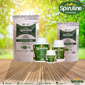 Spiruline Gatrana BIO (complément alimentaire) - autres spiruline issue de l'agriculture biologique en flocons et en poudre ,  de souche  arthrospira platensis naturelle,  non ogm provenant de l’institut pasteur de paris. notre spiruline est cultivée au pied de la montagne dans la région de sidi bouzid précisément à gatra