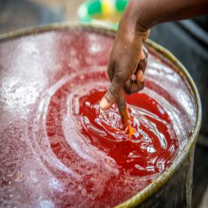 Huile rouge en déstockage 