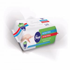 Lingette Virucides - hygiene entretien lingette humide antibacterienne,  antimicrobienne de la marque sleepy paquet de 100 lingettes (colis=12 paquets) 120 colis sur une palette paquet 100 lingette 0, 85 € 