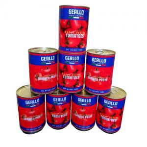 Canned tomatoes - retains we supply conserved/ canned tomatoes,  whole peeled tomatoes,  double concentrate tomatoes--geallo brand is a 100% italian brand contact us for an order 