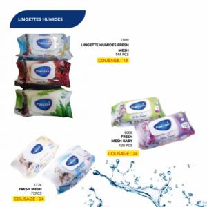 Lingettes en carton - hygiene entretien nous proposons des lingettes humides made in morocco--emballage en carton--144 unités/ paquet,  120 unités/ paquet,  72 unités/ paquet--18 paquets / carton,  24 paquets / carton,  ----quantité minimum d'achat---1 conteneur ou 1 camion----exw casablanca----règlement---5