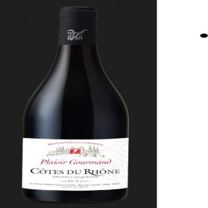 Vin AOC Côtes du Rhône Plaisir Gourmand 2021 - vins bonjour, ----grossite et destockeur en vin sur tarascon (13),  nous vous proposons un---- aoc côtes du rhône plaisir gourmand 2021 rouge-- la cave des vignerons de suze la rousse--80% grenache et 20% syrah--13 % vol----tarif-- --2.78 € ht de 1 à 120 cols--2.68 € ht de 121 à 3