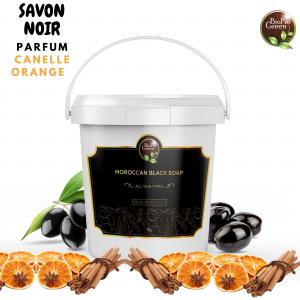 SAVON NOIR PARFUM CANNELLE - ORANGE - publicité-nouveaux produits le savon noir marocain issu de la tradition cosmétique du maroc et fortement apprécié pour ses vertus nettoyantes et exfoliantes de la peau. ce savon noir de qualité supérieure offre une combinaison harmonieuse entre les arômes chaleureux de la cannelle et la