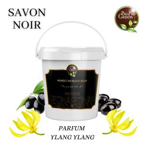 SAVON NOIR PARFUM YLANG YLANG - publicité-nouveaux produits le parfum ylang-ylang évoque une odeur florale exotique,  envoûtante et sensuelle,  caractérisée par sa richesse et son opulence. l'odeur du parfum d'ylang-ylang dévoile des nuances florales crémeuses et suaves,  rappelant les pétales jaunes et parfum&eac