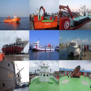 Bateau de peche  - equipement maritime entreprise tunisienne de construction navale,  nous fabriquons tous types de bateaux (bateau de peche,  bateau de service,  bateau de tourisme....),  contactez-nous.--nous vendons un bateau de peche d'une longueur = 37 m,  d'une largeur = 8, 34 m et d'un creux = 4 m,  moteurs doubles - 2 x 800 ch (puissanc