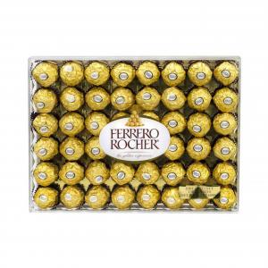 FERRERO ROCHER CHOCOLATE - sweet storage type--keep in a place cool and dry--specification--chocolate sweet ferrero hazelnut alomond crocant sugar gift box 300g for supermarkets--product type--chocolate--manufacturer--dulymaz--ingredients--chocolate cover,  almond,  hazelnut,  sugar.--content--300g--address--dulymaz--instruction for u