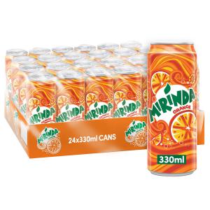 Mirinda Orange 24x330ml - boissons non alcolisée nom--mirinda orange canette 24x330ml--nombre--14716--pièces par palette--108--ean--5741000223949--catégorie de produit--boissons gazeuses autres--caisse (unité de vente)--plateau--emballage--plateau--contenu par pièce--7, 92 l--informations complémentaires--caisse (