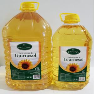 HUILE DE TOURNESOL 100% VEGETAL  - huiles huile de tournesol  raffinée marque francaise lepetitpaul ,  disponible en format 1.5.10 ( avec ou sans antimoussant)-- disponible en region parisienne ( 95).----a la paette ou en complet 