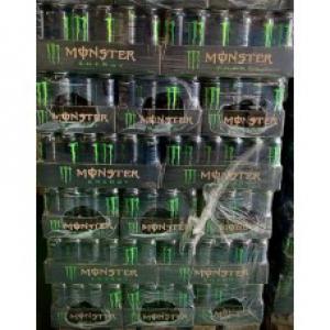 Monster energy  - boissons non alcolisée acheter monster energy en gros en palette--palette monster energy 500ml 1512 canettes--monster classique 500ml - 63 packs par palette.